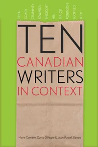 Ten Canadian Writers in Context_cover