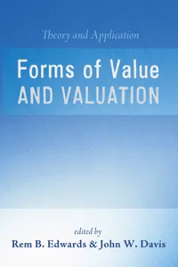 Forms of Value and Valuation_cover