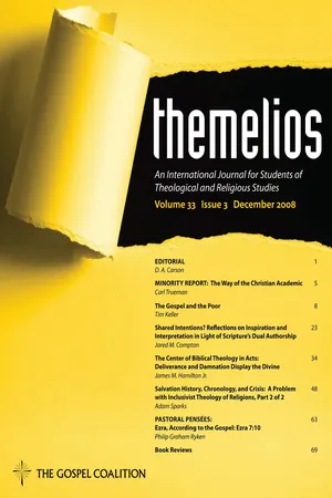 Themelios, Volume 33, Issue 3