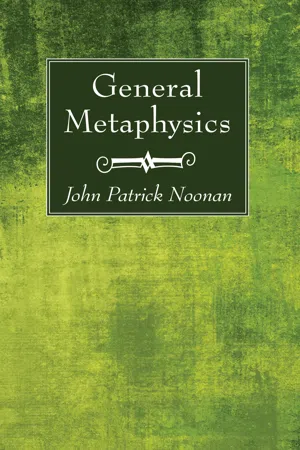 General Metaphysics