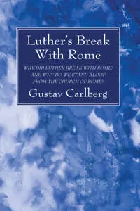 Luther's Break With Rome_cover