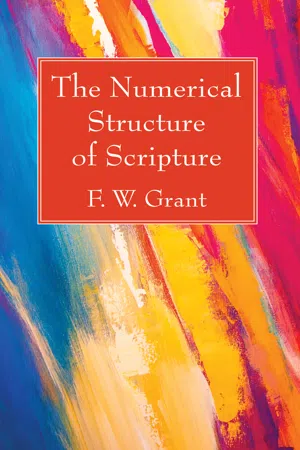 The Numerical Structure of Scripture