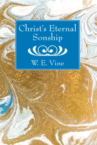 Christ's Eternal Sonship_cover