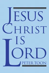 Jesus Christ Is Lord_cover