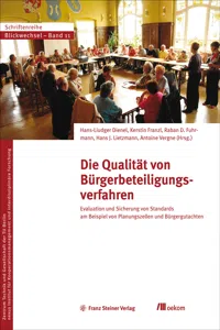 Die Qualität von Bürgerbeteiligungsverfahren_cover