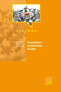 Populisten – rhetorische Profile_cover