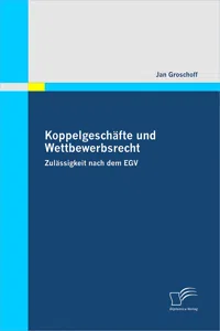 Koppelgeschäfte und Wettbewerbsrecht_cover