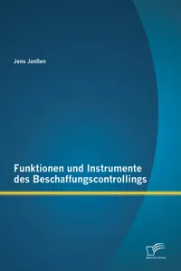 Funktionen und Instrumente des Beschaffungscontrollings_cover