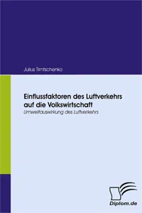 Einflussfaktoren des Luftverkehrs auf die Volkswirtschaft_cover