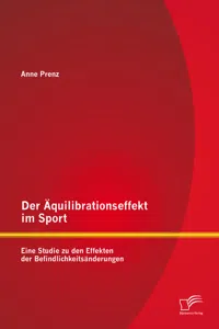 Der Äquilibrationseffekt im Sport: Eine Studie zu den Effekten der Befindlichkeitsänderungen_cover