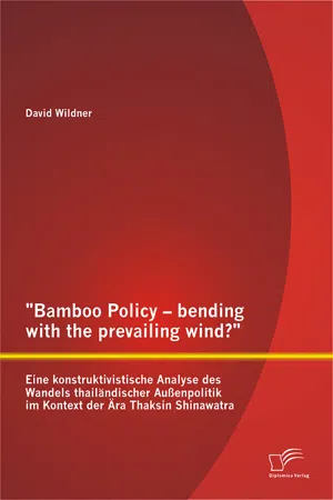 "Bamboo Policy – bending with the prevailing wind?" Eine konstruktivistische Analyse des Wandels thailändischer Außenpolitik im Kontext der Ära Thaksin Shinawatra