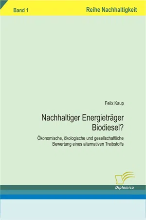 Nachhaltiger Energieträger Biodiesel?