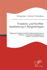 Friedens- und Konfliktbearbeitung in Bürgerkriegen: Regional-institutionelle Friedensmissionen im Kosovo, in Bosnien-Herzegowina, Liberia und Sierra Leone_cover