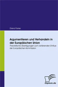 Argumentieren und Verhandeln in der Europäischen Union_cover