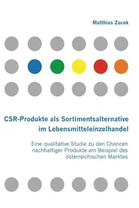 CSR-Produkte als Sortimentsalternative im Lebensmitteleinzelhandel_cover