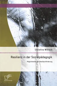 Resilienz in der Sozialpädagogik: Möglichkeiten der Resilienzförderung_cover