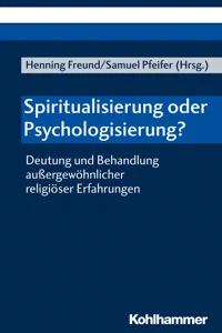 Spiritualisierung oder Psychologisierung?_cover