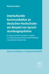 Interkulturelle Kommunikation an deutschen Hochschulen am Beispiel von Sprechstundengesprächen_cover