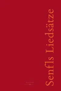 Senfls Liedsätze_cover