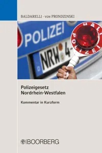 Polizeigesetz Nordrhein-Westfalen_cover