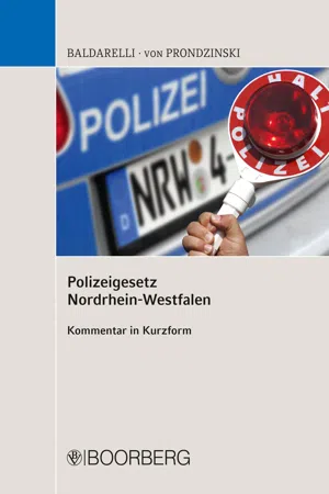 Polizeigesetz Nordrhein-Westfalen