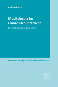 Musikeinsatz im Französischunterricht_cover