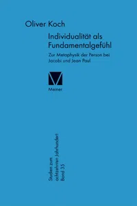 Individualität als Fundamentalgefühl_cover