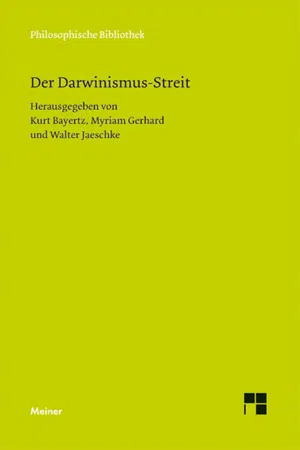 Der Darwinismus-Streit