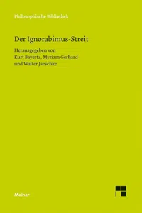 Der Ignorabimus-Streit_cover