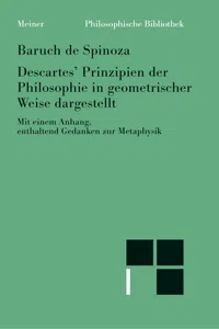 Descartes' Prinzipien der Philosophie_cover