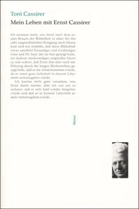 Mein Leben mit Ernst Cassirer_cover