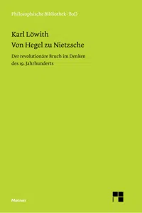 Von Hegel zu Nietzsche_cover