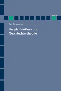 Hegels Familien- und Geschlechtertheorie_cover