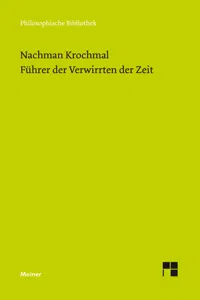 Führer der Verwirrten der Zeit. Bände 1 und 2_cover
