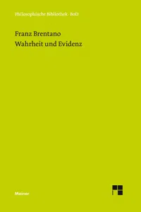 Wahrheit und Evidenz_cover