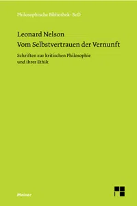 Vom Selbstvertrauen der Vernunft_cover