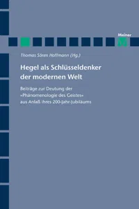 Hegel als Schlüsseldenker der modernen Welt_cover