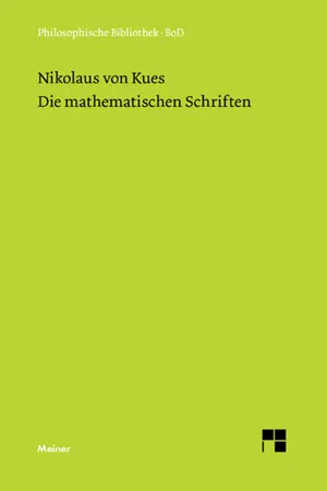 Die mathematischen Schriften