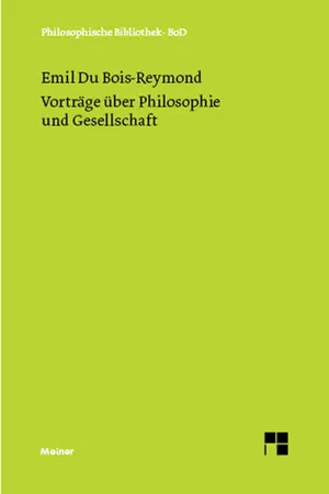 Vorträge über Philosophie und Gesellschaft