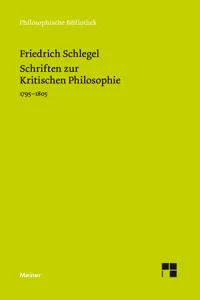 Schriften zur Kritischen Philosophie_cover