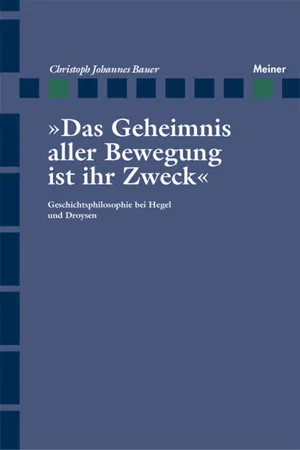 Das Geheimnis aller Bewegung ist ihr Zweck