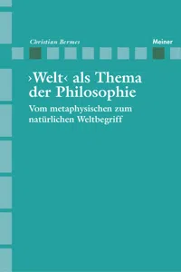 ›Welt‹ als Thema der Philosophie_cover