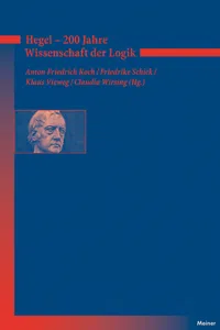 Hegel – 200 Jahre Wissenschaft der Logik_cover