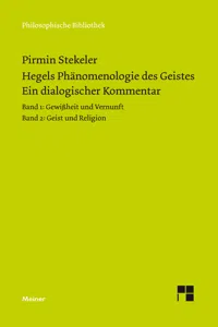 Hegels Phänomenologie des Geistes. Ein dialogischer Kommentar._cover