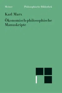 Ökonomisch-philosophische Manuskripte_cover