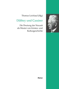 Dilthey und Cassirer_cover