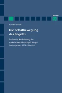 Die Selbstbewegung des Begriffs_cover