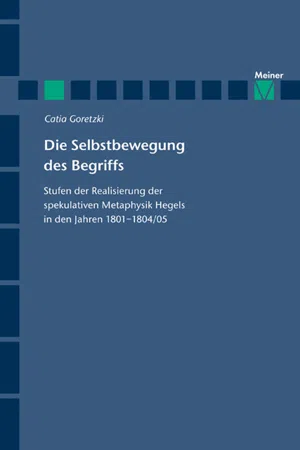 Die Selbstbewegung des Begriffs