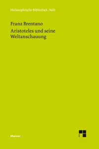 Aristoteles und seine Weltanschauung_cover