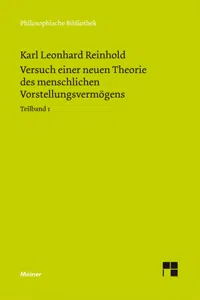 Versuch einer neuen Theorie des menschlichen Vorstellungsvermögens. Teilband 1_cover